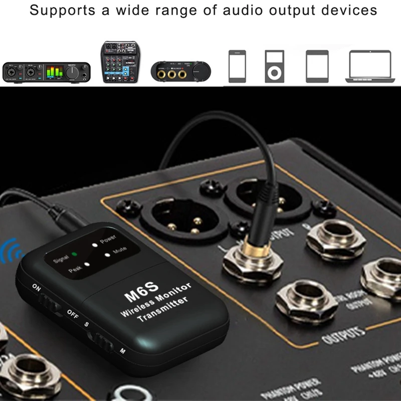 T23C Wireless In Ear Monitor System, 2.4G Stereo Wireless IEM System With Beltpack Transmitter Receiver Auto-Pairing