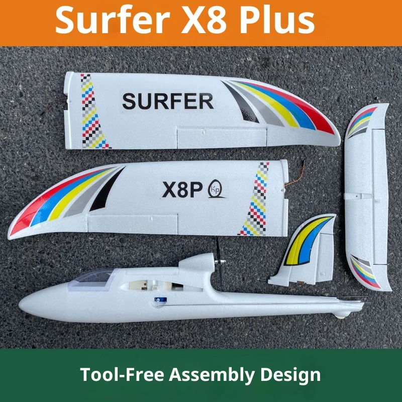 Planeur RC Volant 1.2m KIT/PNP - Avion Télécommandé pour Débutant