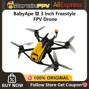 Nuovissimo Drone FPV Freestyle DarwinFPV 3 Pollici BabyApe Ⅲ O4 BNF Compatibile con Elica GEMFAN 3016-3 del 2025