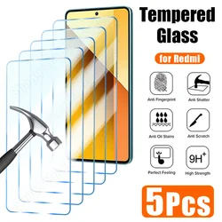 5 - Pack Premium Tempered Glass Screen Protectors for 5PCS Tempered Glass (Note 12 Pro Plus)