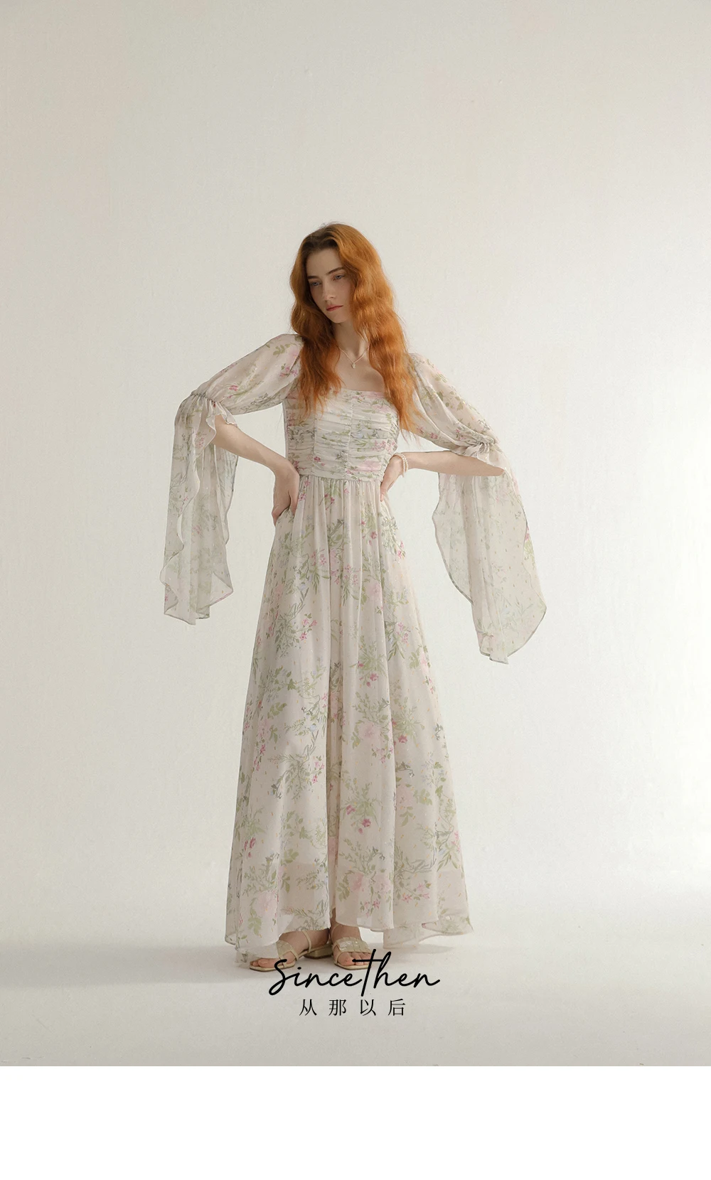 French Vintage Princess Long Dresses Women Autumn New A-line Elegant Casual Evening Party Dress One Piece Vestidos Mujer