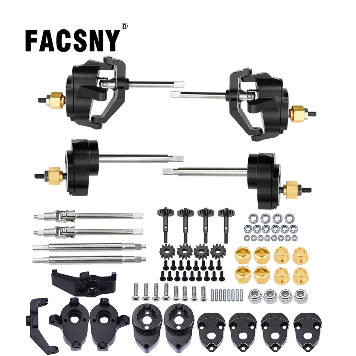 Gli Assi Diritti In Alluminio Trx4M Cambiano Negli Assi Posteriori Anteriori Del Portale Per 1/18 Rc Crawler Trx4-M Ground Clearance + Kit Fai Da Te D