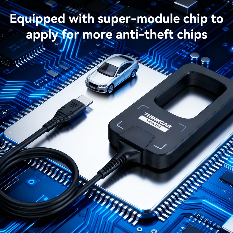THINKCAR TKEY 101 per MUCAR 892BT 689BT Programmatore Universale di Chiavi Auto con 6 Telecomandi, Programmazione Sistemi Antifurto Auto - Image 5