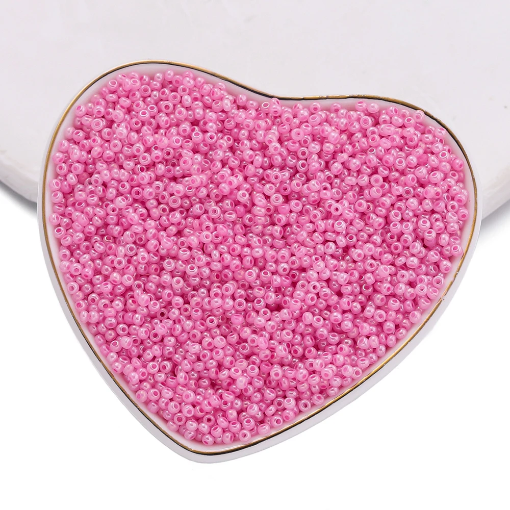 Vibrant 2mm Glass Seed Beads for DIY Jewelry and Crafting - 1000pcs Collection