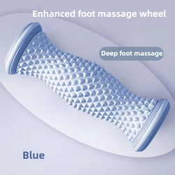 Enhanced Foot Massager Roller for Deep Muscle Relaxation and Yoga (Blue)