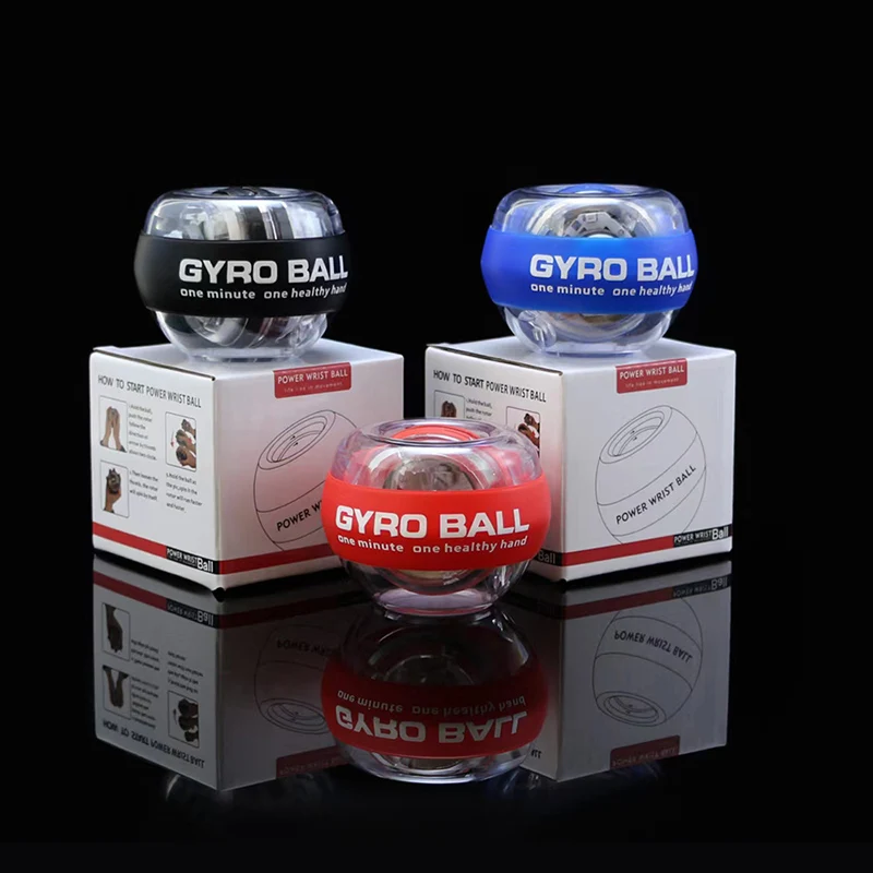 Muscle Ball Hands Strengthener Wrist Finger Reduced Pressure Return Exerciser Power Wrist Gyro Ball