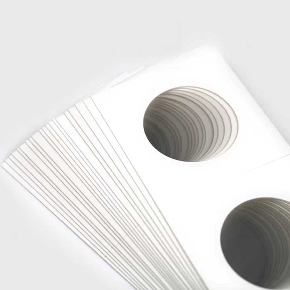 Coin Paper Clip 50 Pcs/Box Coin Collection Album 12 Specifications Flip Holders Square Cardboard Case Clip Stamp Holder
