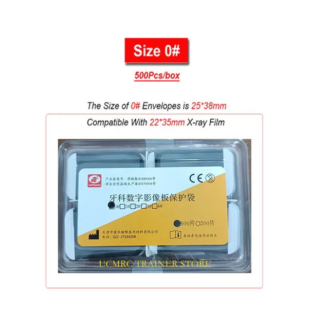 100 Pz Buste Barriera Dentale Per Scansione Piastra Al - Foto 3