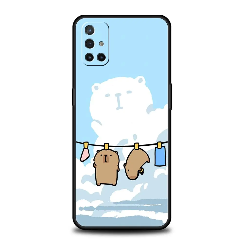 Whimsical Anime Capybara Porpoise Phone Case Cover