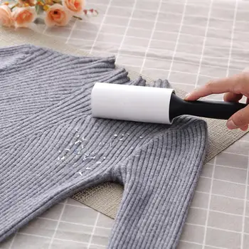 Lint Roller With Refills Sticky Remover Hair Pet Dog Clothes Sofa Dust Cleaning Remover Replaceable Roll Brush Cleaning Tool