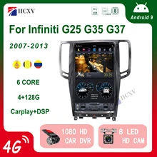 

13.6 inch Tesla Style Screen Android 9 Car Stereo Radio Head Unit For Infiniti G25 G35 G37 2007-2013 GPS Navigation Carplay dvd