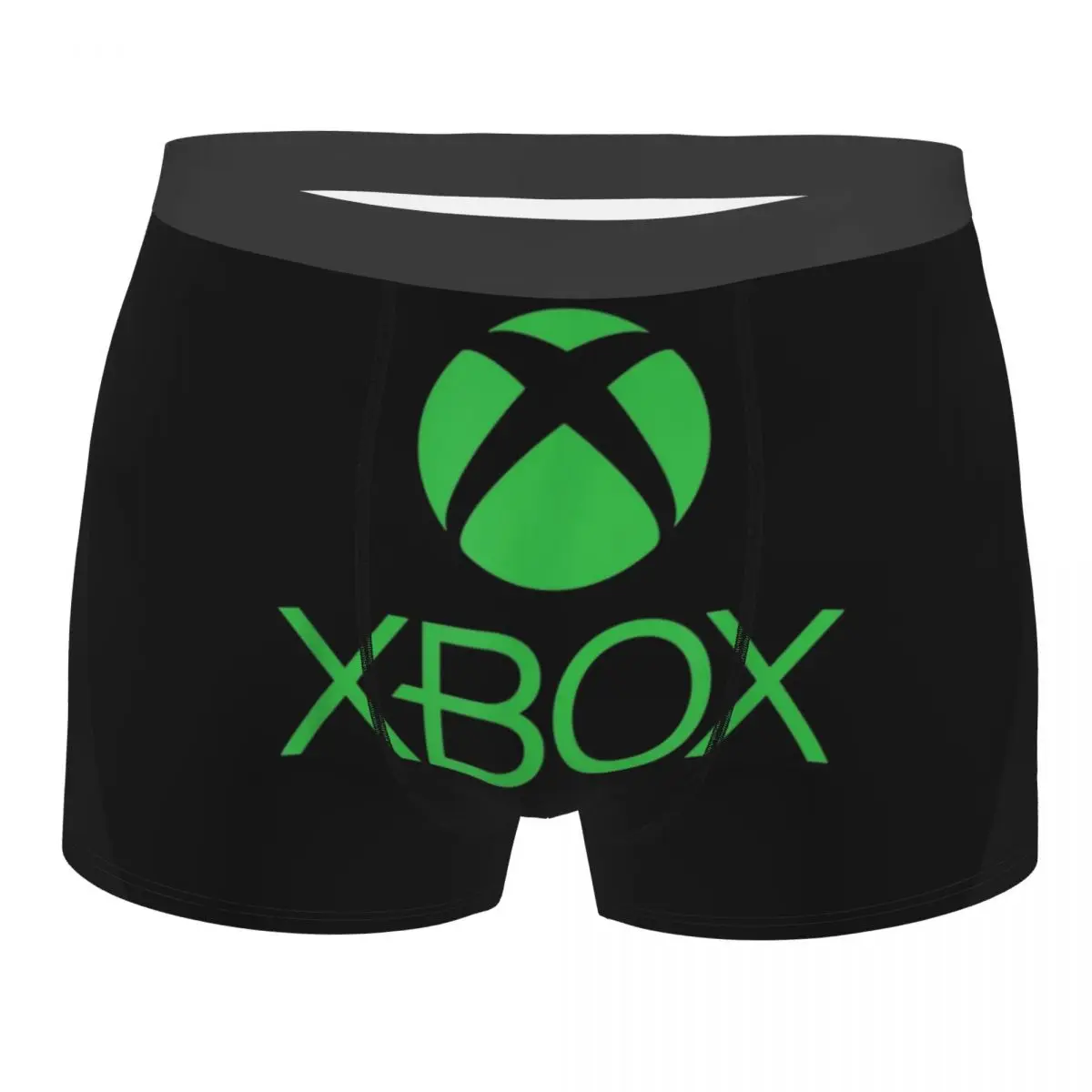 

Custom Green Xbox Logo Boxers Shorts Men's Video Game Gamer Briefs Underwear Funny Underpants
