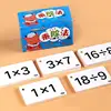 Kids Math Learning Cards Mathematics Card Tool Multiplication Division Arithmetic Education Toys For Children Birthday Gift 1