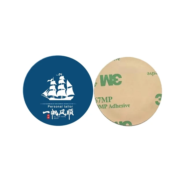 5Pcs Dual Chip Smart Changeable NFC Phone Sticker 40MM 13.56MHz CUID 1K S50 125Khz T5577 Copy Clone Tag Duplicator Key Card 2