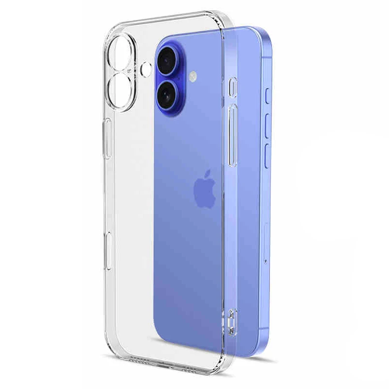 Ultra Thin Silicone Soft Case - Crystal Clear Transparent Full Camera Cover Shell