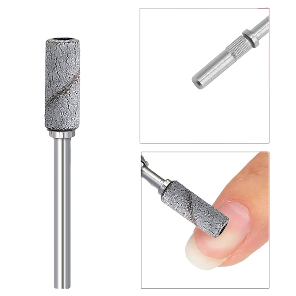 3mm Nail Sanding Bands-80/120/180/240 Grit Mini Nail Drill Bit Electric File Accessory Polishing Manicure Tool 50/100pcs