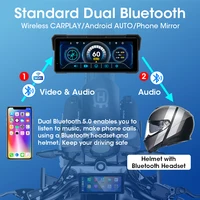 Jansite Portable 8.1 inch IP67 Waterproof Motorcycle 4K DVR GPS Navigation Wireless Carplay Android Auto Moto Recorder Monitor - Image 5