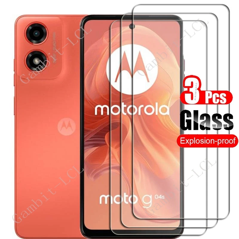 Tempered Glass Screen Protector for Motorola Moto G04 - Premium 6.56 Protective Film (1-3 PCS)