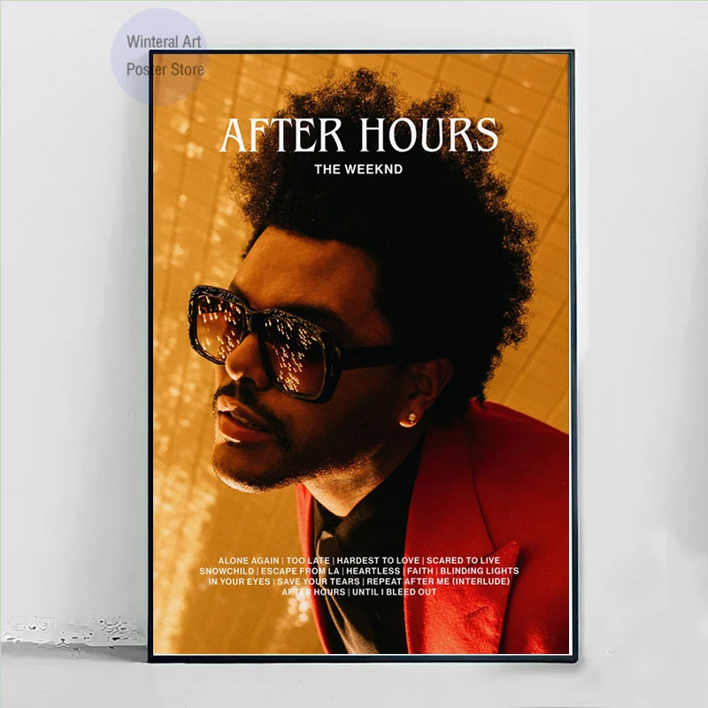 MT803 The Weeknd Poster After Hours Album Cover Wall Art Picture Canvas  Painting Poster Prints Living Room Home Decor - AliExpress