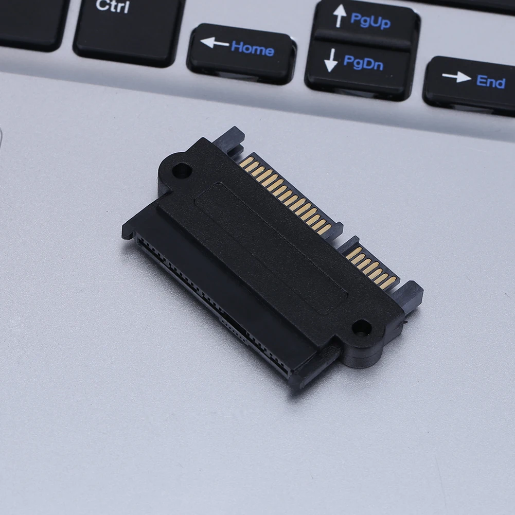 5Gbps SFF 8482 SAS to SATA 180 Degree Angle Adapter Converter Straight Head Sata to Usb Adapter