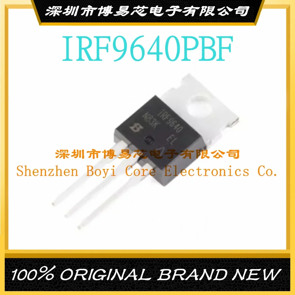 IRF9640PBF TO-220 original genuine P-channel-200V/-11A direct plug MOSFET field effect tube new original 1pair 2pcs ecx10n16 10n16 ecx10p16 10p16 to 247 10a 200v n ch p ch rf mosfet