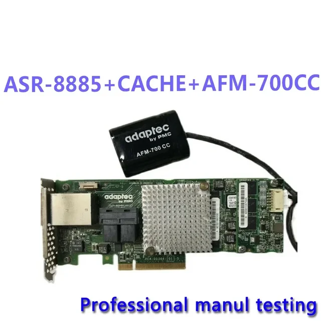 для Adaptec RAID 2277000 -R PCI-E 16-портовый КОНТРОЛЛЛЕР 12 ГБ SAS ASR-8885 С ОСНОВАНИЕ, хорошо протестирован перед отправкой 1