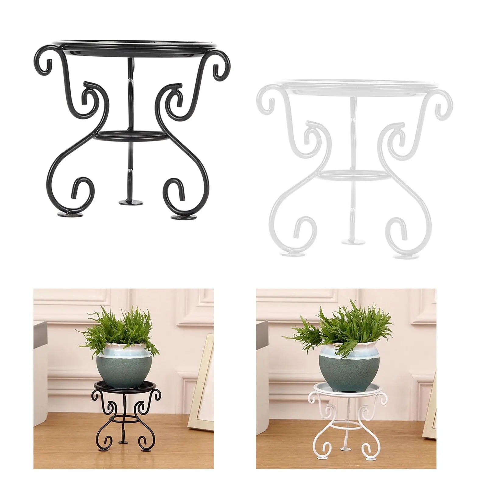 Plant Stand Supports Rack Iron Stable Decorative Minimalist Design Triangular Support Flower Pot Stand for Bedrooms Home Garden