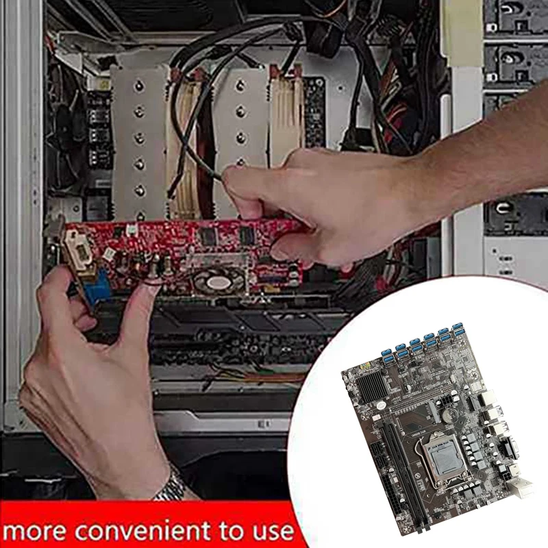 best motherboard for pc HOT-B250C ETH Miner Motherboard+SATA3.0 Serial Port Cable+SATA Cable+Switch Cable 12 PCIE to USB3.0 GPU Slot LGA1151 for BTC best cheap motherboard for gaming pc