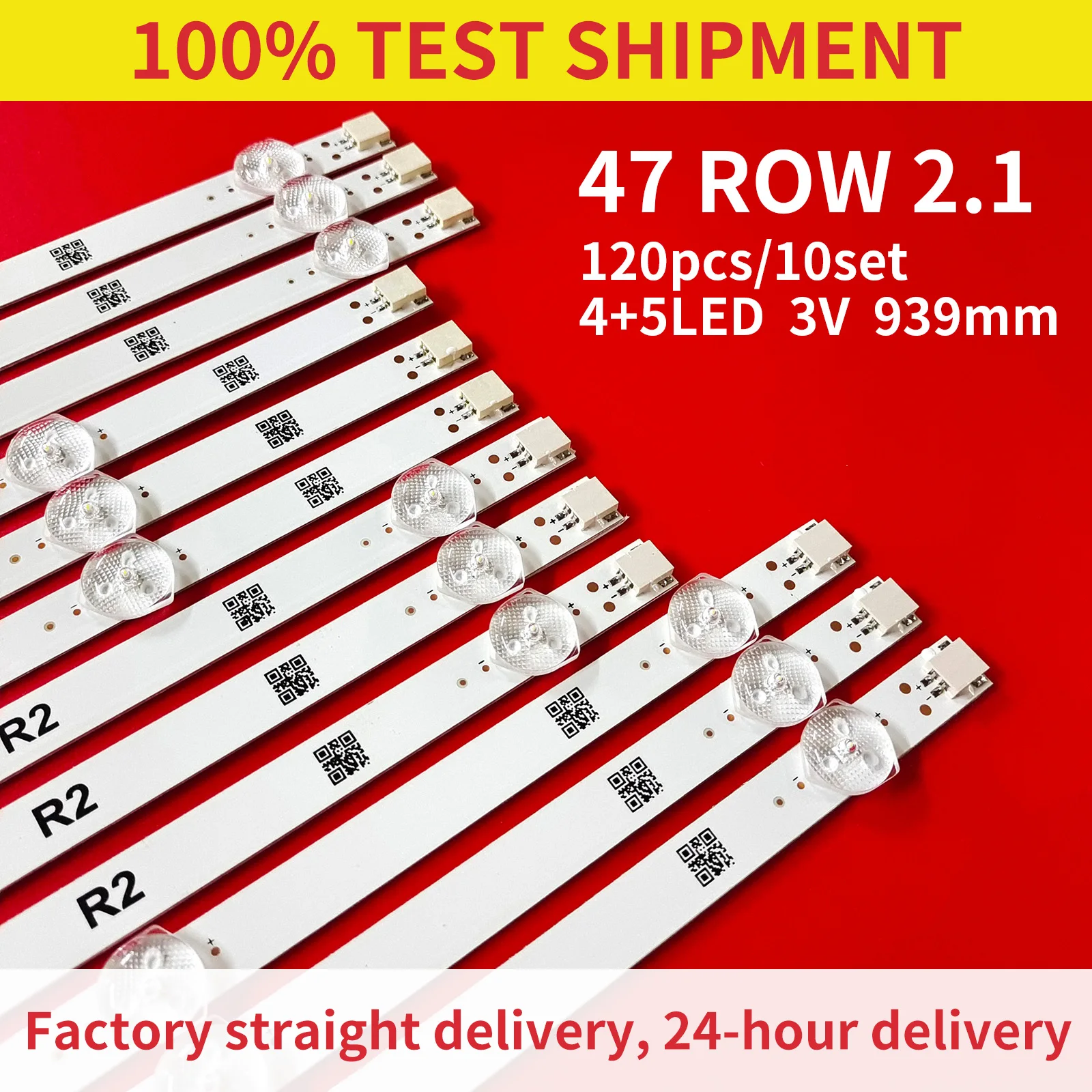 

3set LED Backlight Strip for 47LN570S 47LN575S 47LA620S 47LN575V 47LA620V LC470DUE 47LN570R 47LA6218 47LA621S 47LA616V 47LN5707