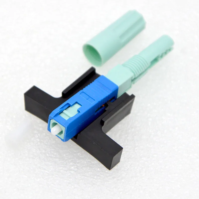 100pcs FTTH Optic Fiber Quick Connector Adapter Single Mode SC/UPC/APC Fast Connector With Cold Tool  Special Wholesale