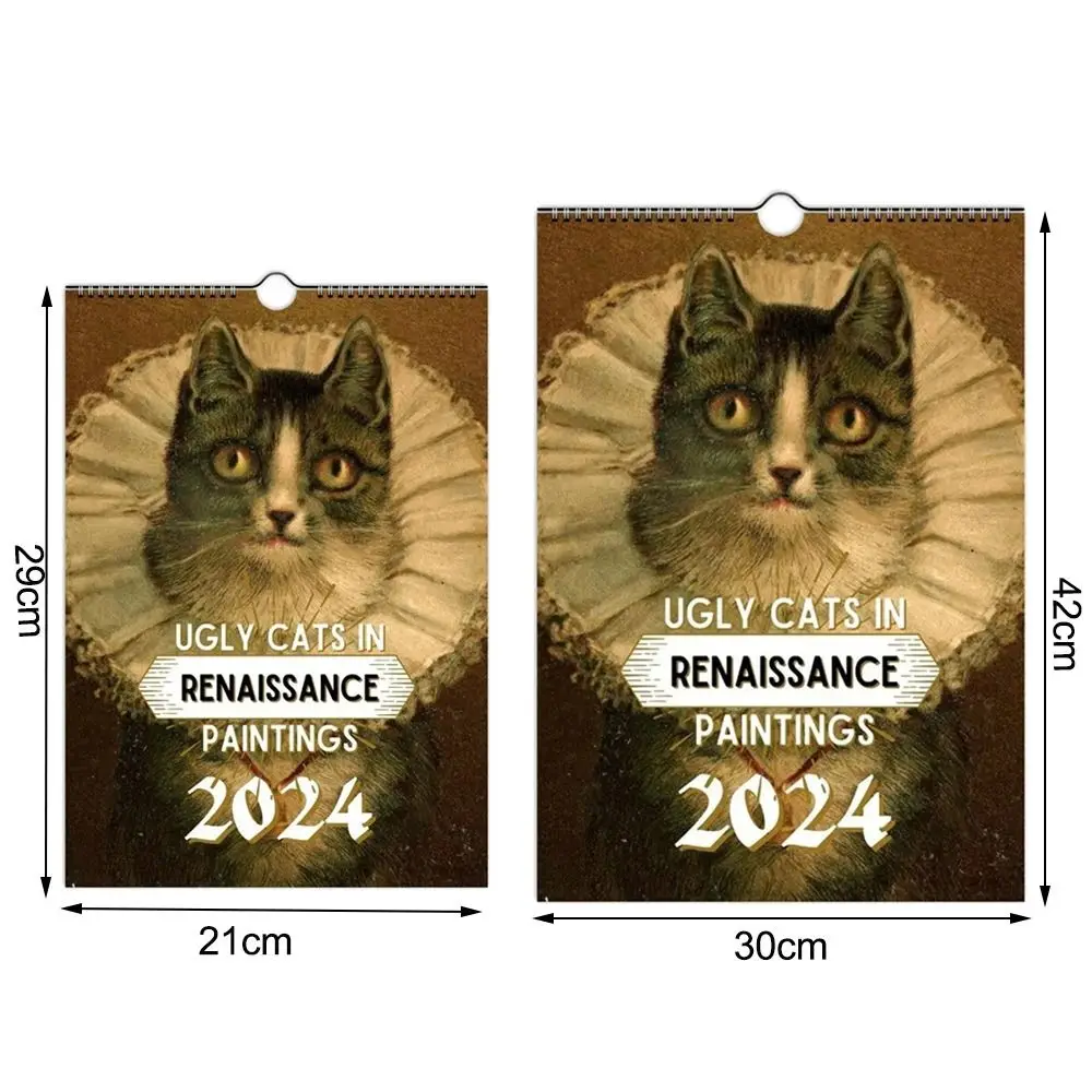 gatos, calendário de papel, decoração, planejamento, diversão,