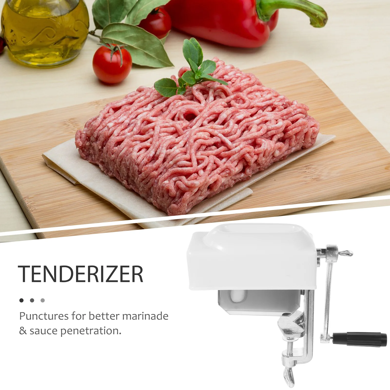 Metal Effort Meat Tenderizer Steak Pork Chop Fast Loose Needle Steak Pork Chop Tender Meat Machine Kitchen Helper Tool