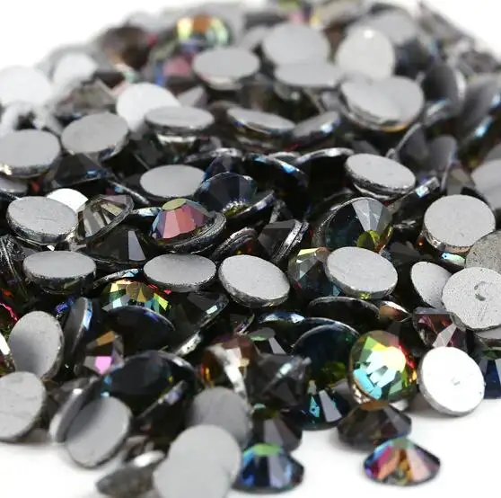 Nail art rhinestones SS3~SS30 Crystal Non Hotfix Nail art Rhinestone Super Bright Glass Strass 3D Nail Art Decoration