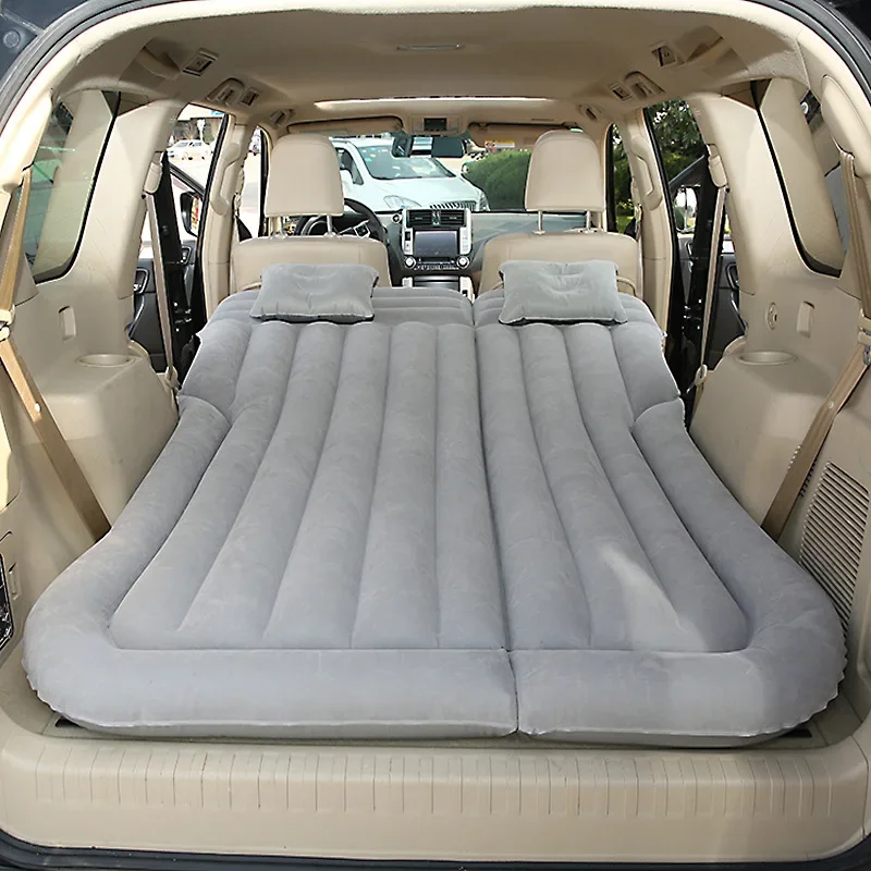 SUV Air Mattress Camping Bed Cushion Pillow-Inflatable Thickened Car Pump Portable Sleeping Pad