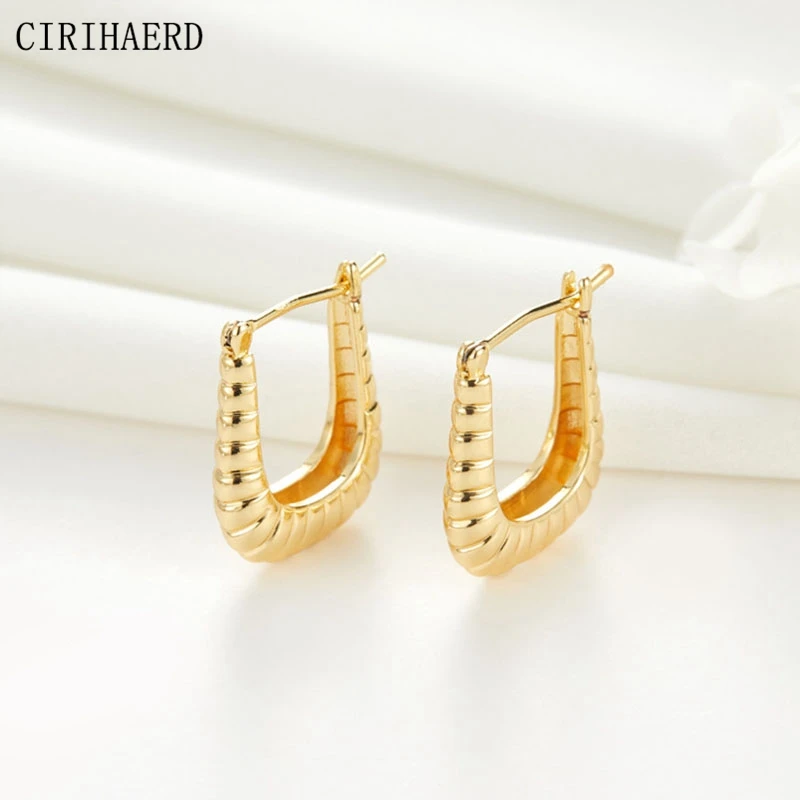 Wide Gold Hoop Earringsflat Hoop Earrings Thick Gold Hoops