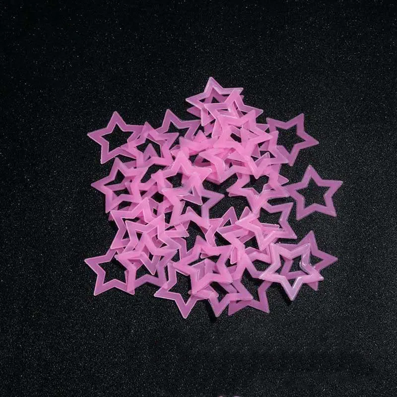 Wall Stickers 3D Hollow Star Energy Storage Fluorescent Glow In The dark Luminous On Wall Stickers For Kids Room living Room Decal