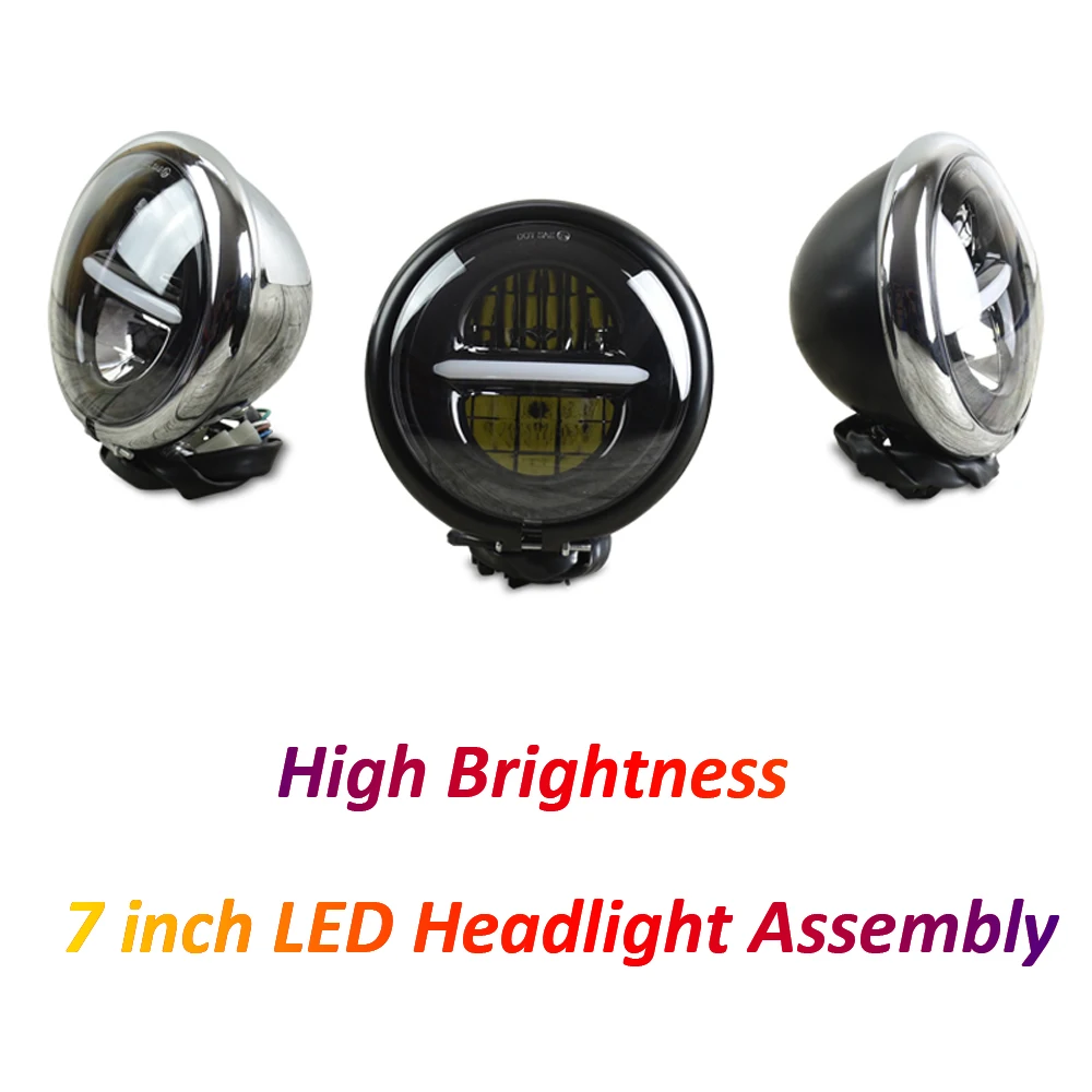 5.75 Led Motorcycle Headlight High Luminance Front Head Light For 883