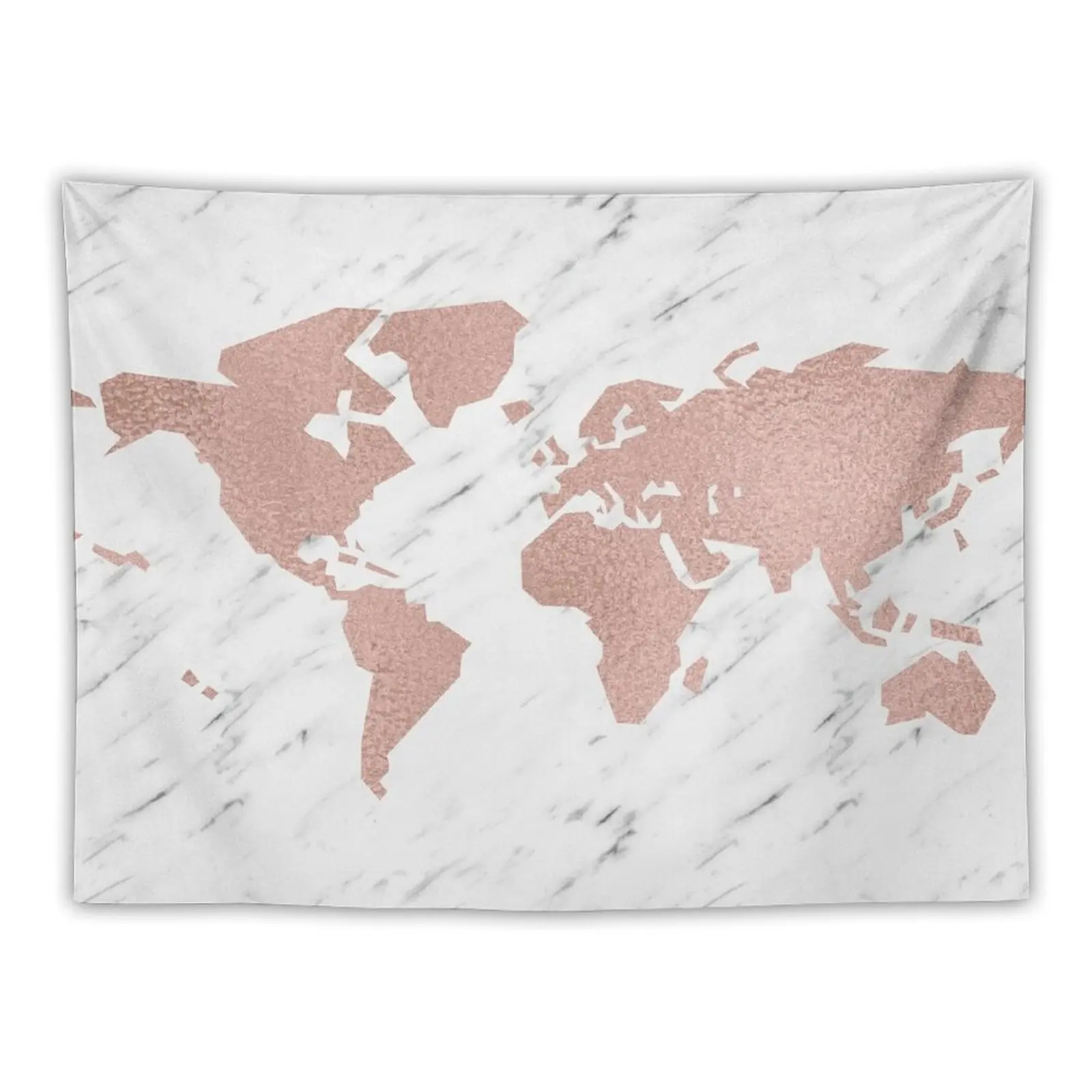 

Wanderlust marble - rose gold Tapestry Wall Decor Hanging Things To Decorate The Room On The Wall Tapestry