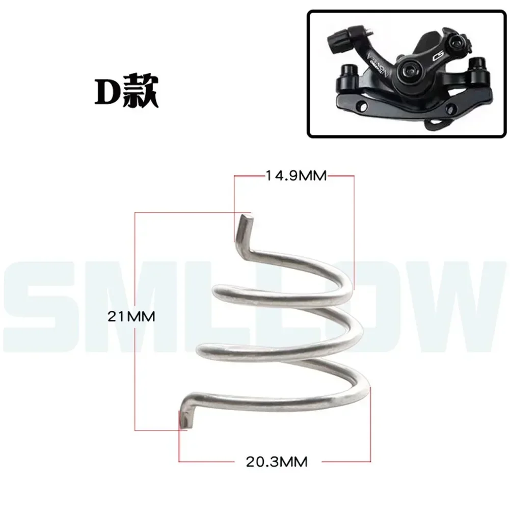 Bicycle Disc Brake Spring For BB5 BB7 Mechanical Calipers Steel Bike Mechanical Disc Brake Arm Circlip Clamp Return Spring Parts