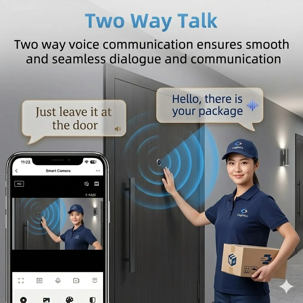 iCSEE Door Eye Hole Security 3MP 2K HD 170° Wide Angle FishEye CCTV Network Mini Peephole Door Wifi Camera P2P Xmeye VMS 2