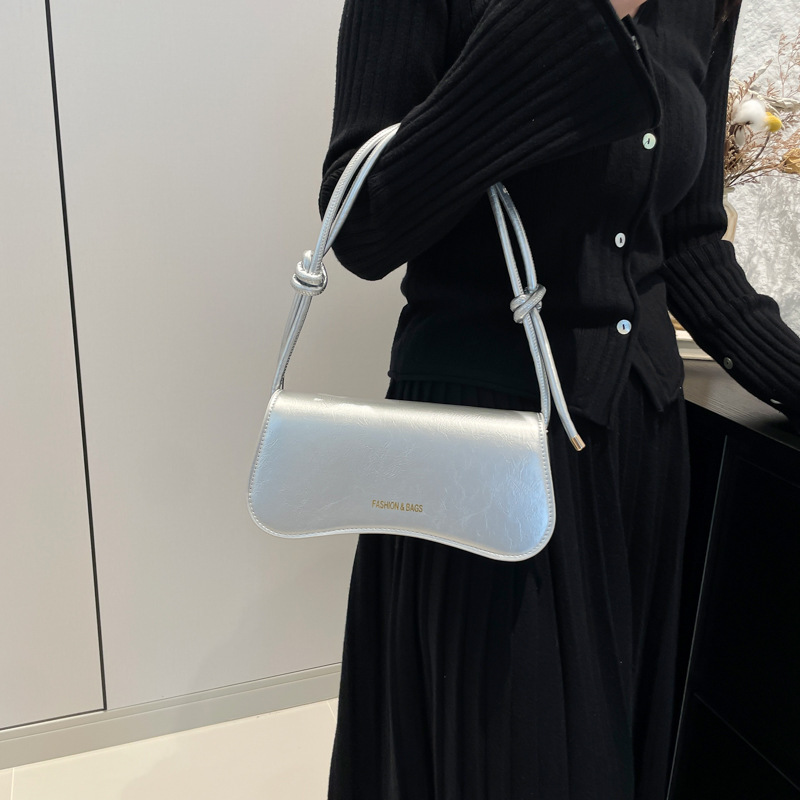 French Minimalist Square Bag 2025 Spring Summer Vintage Shoulder Bag Fashion Small Tote Handbag