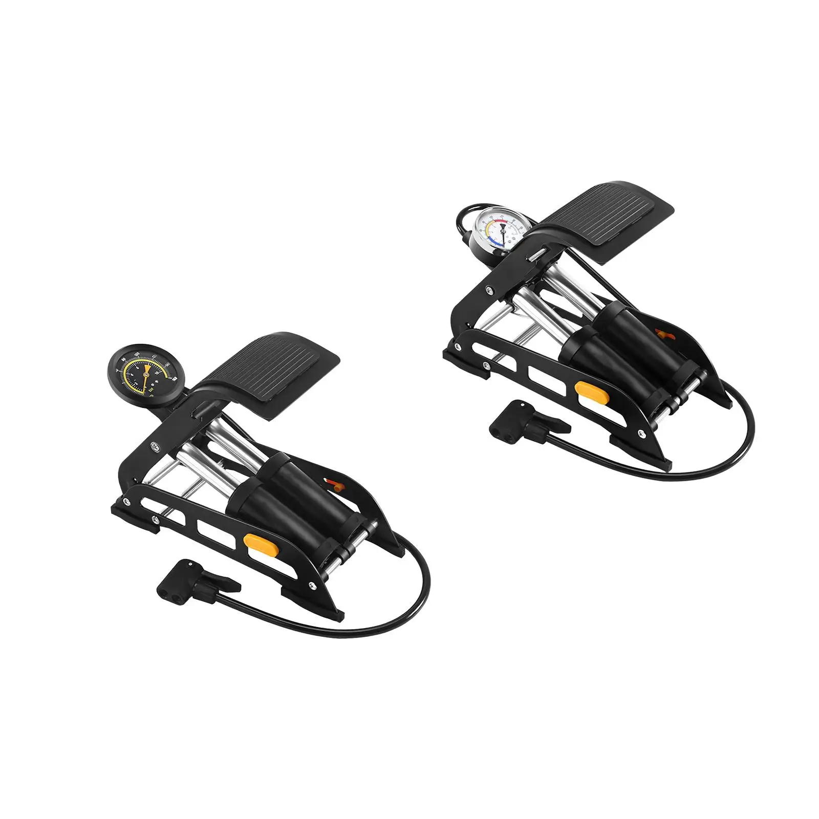 

Foot Air Pump Double Barrel Bike Foot Pump for Scooter Motorcycles Car