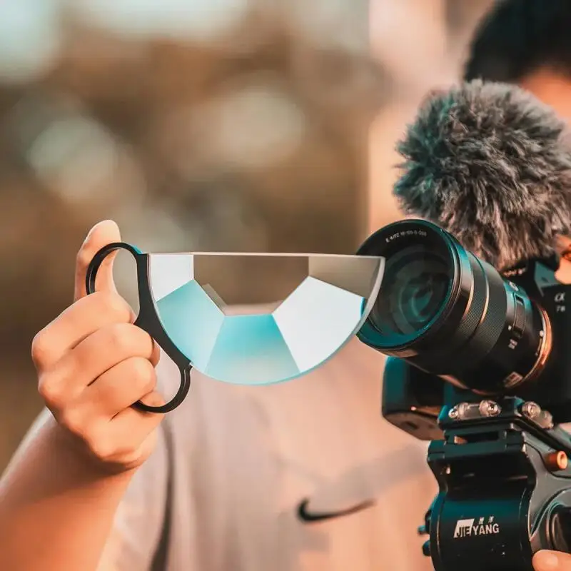 Handheld Optical Glass Kaleidoscope FX Filter