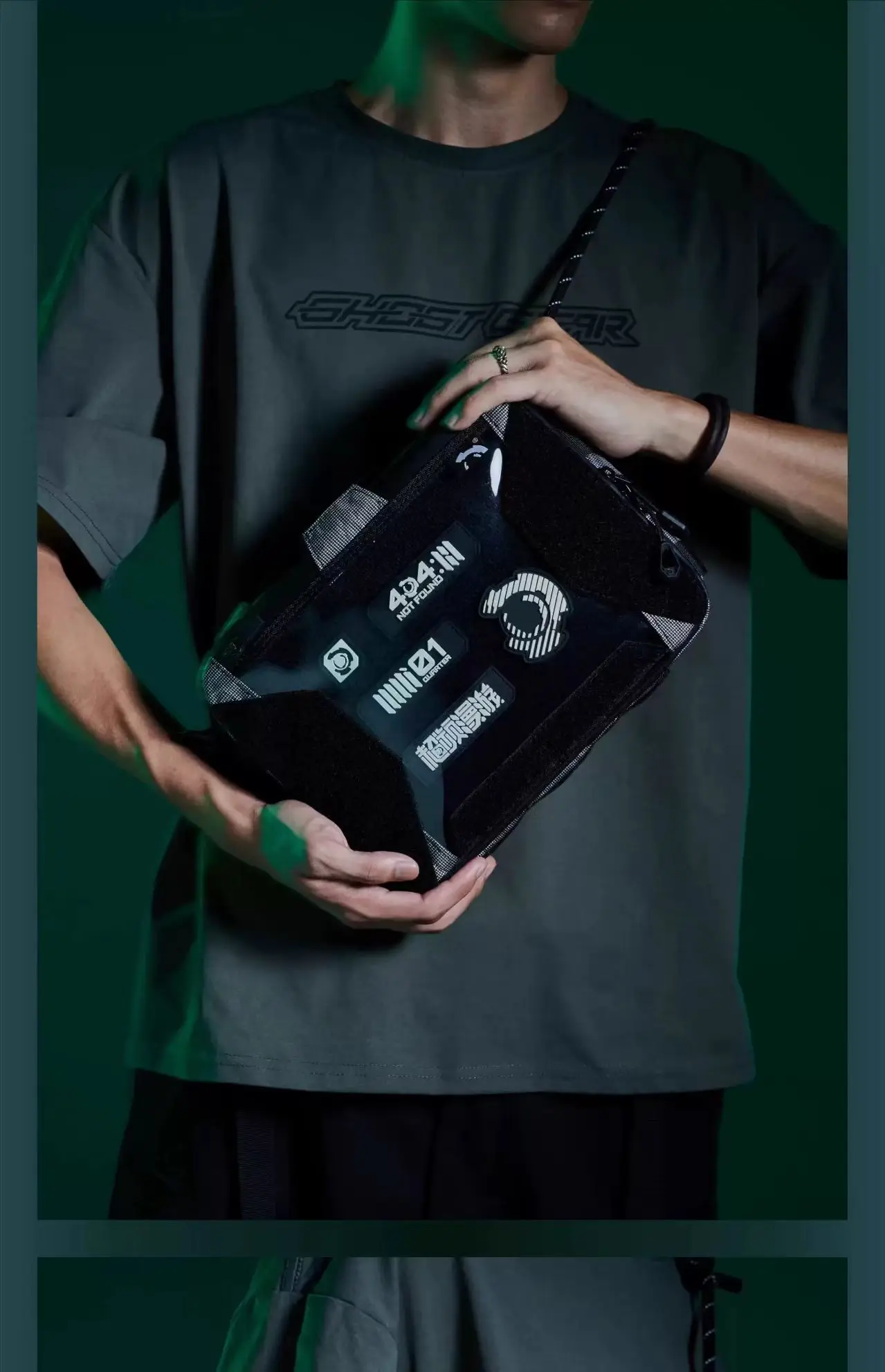 Overclock roam 25ss "Negative Display" Transparent side shoulder bag dnm xpac materials techwear accessories edc carrier 5 Overclock roam 25ss
