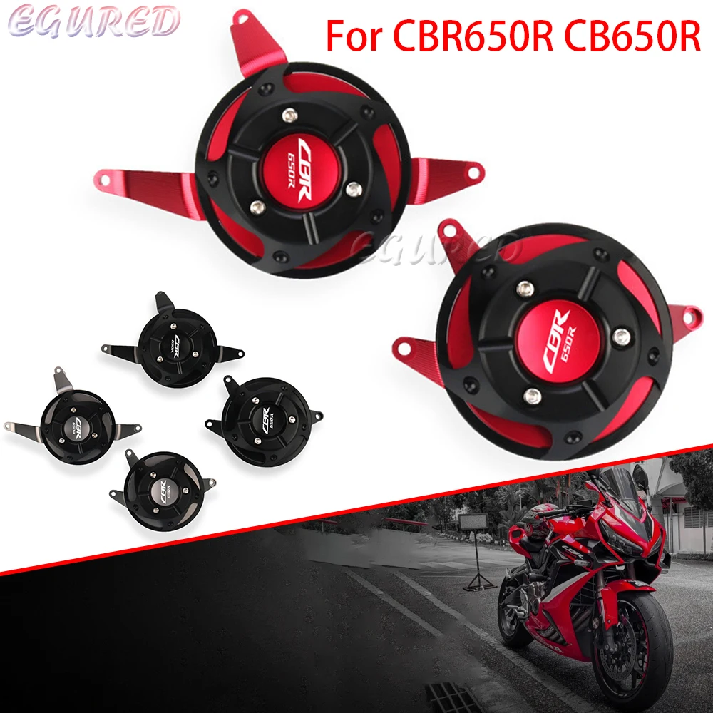 Nuovo Moto Cnc Motore Copertura Protettiva Carenatura Protezione Cursori Crash Pad Per Honda Cb650R Cbr650R Cb Cbr 650R 2021-2023