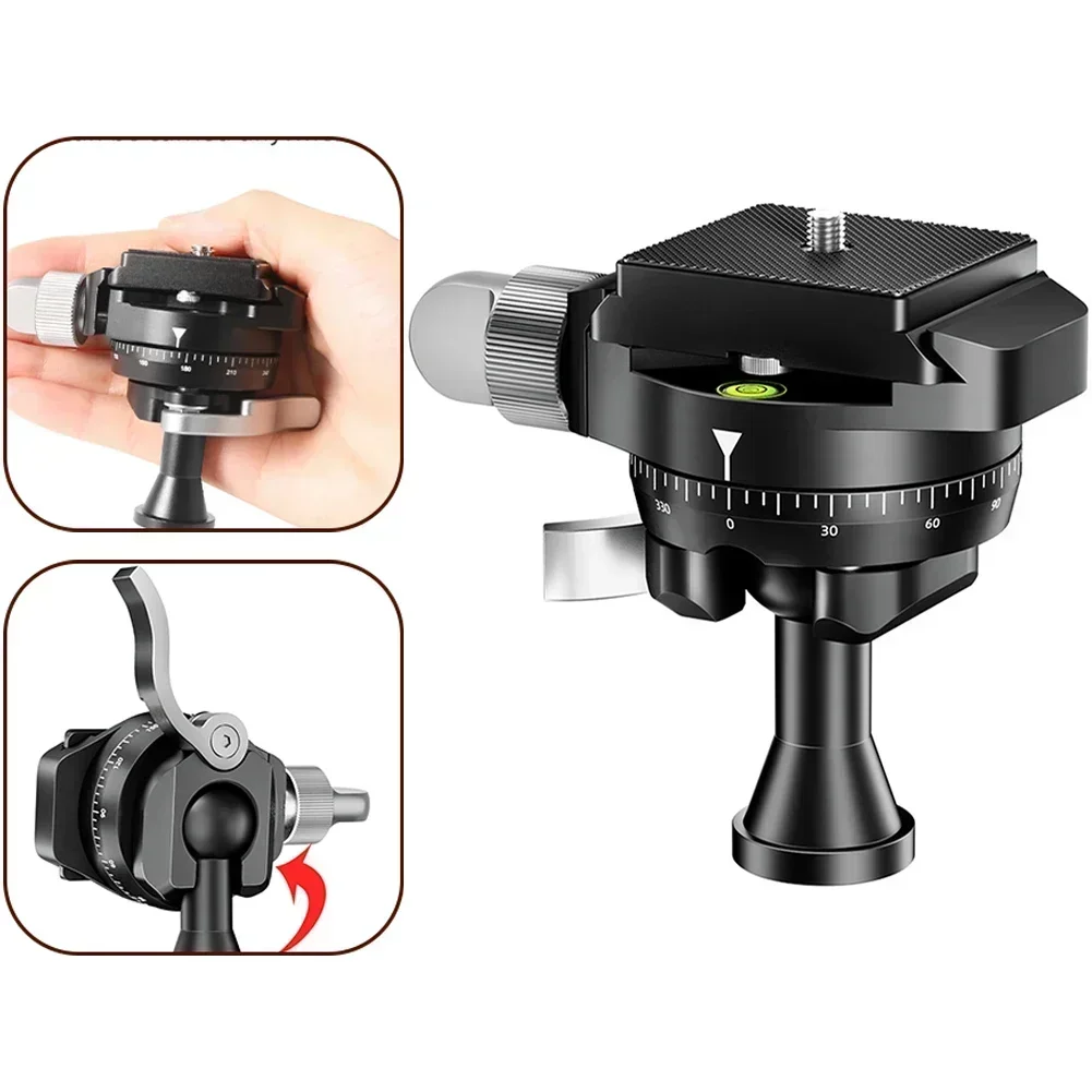 Lightweight Panoramic Inverted Ball Head Product Product Name Cameras Quick Release Plate Rotate Quick Gear Ball Head