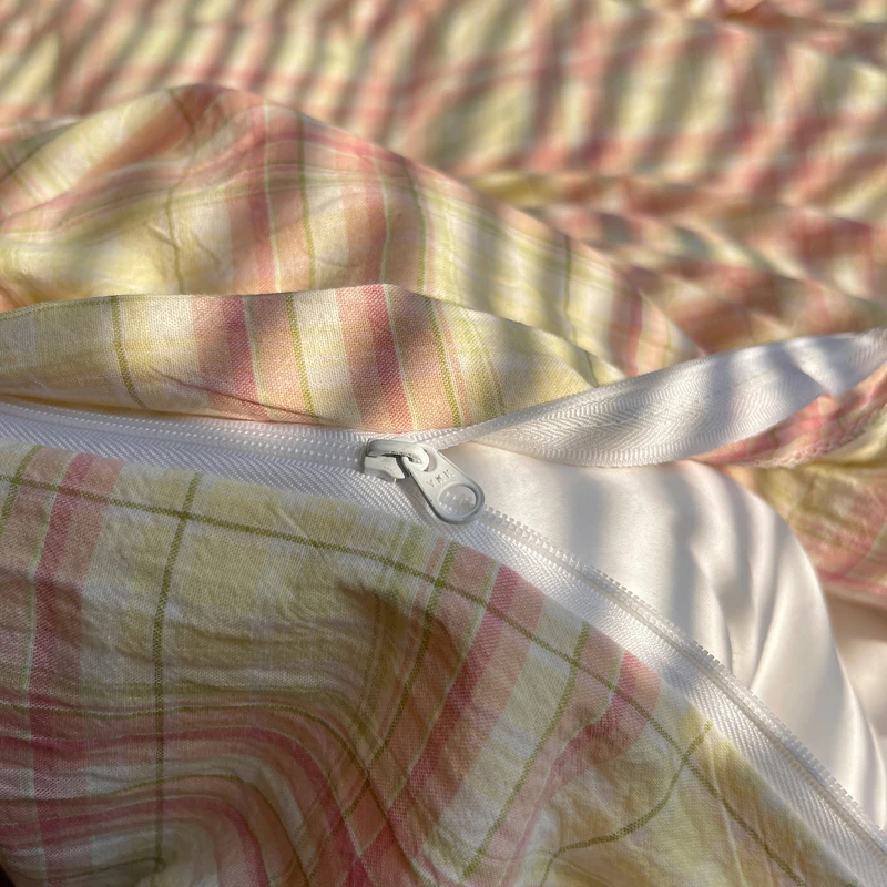 100% cotton Soft Bedding Set Stripe Printing Duvet Cover with Pillow Case Bedclothes Bedspread Pillowcases Comforter Sets 5