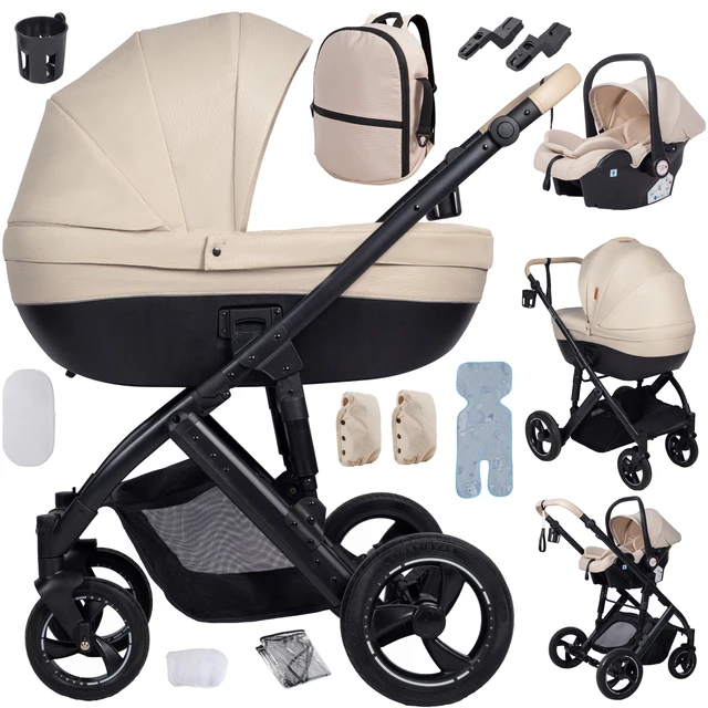 Poussette 3 en 1 pour bébé, poussettes légères, poussettes multifonctions, poussette pour nouveau-né, mère et enfant 1