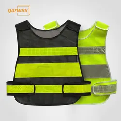 Reflective Vest for Bicycle Reflector Self-defense Safety Supplies Clothe Tape Black Construction Site High Visibility Signal