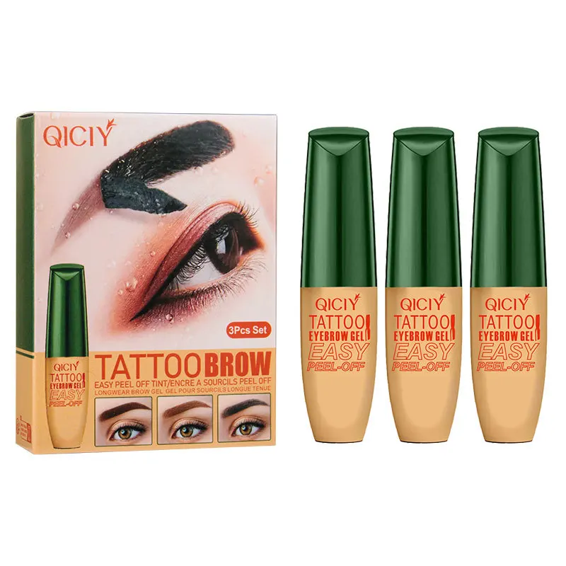 3pcs Eyebrow Tattoo Waterproof Tint Gel Set